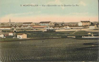 CPA FRANCE 34 "Montpellier, vue d'ensemble sur le quartier le Pic"