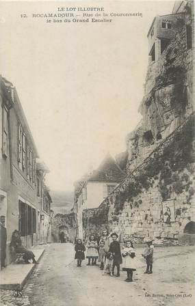 CPA FRANCE 46 "Rocamadour, Rue de la Couronnerie".