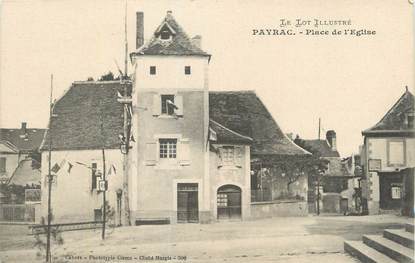 CPA FRANCE 46 "Payrac, Place de l'église".