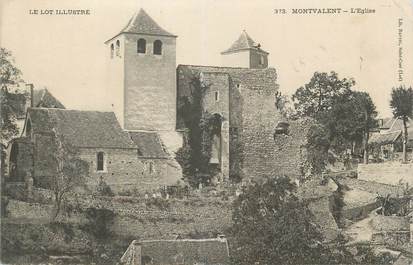 CPA FRANCE 46 "Montvalent, L'église".