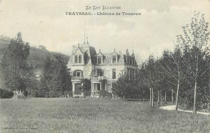CPA FRANCE 46 "Prayssac, Château de Touzeau".