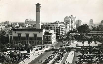 CPSM MAROC "Casablanca, les Services municipaux et l'avenue d'Amade"