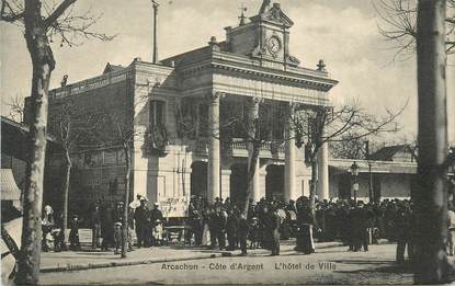 CPA FRANCE 33 "Arcachon, Hotel de ville"