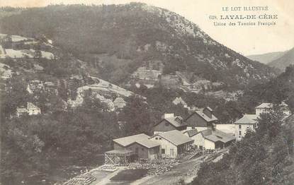 CPA FRANCE 46 "Laval de Cère, Usine des Tannins Français".