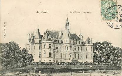 CPA FRANCE 33 "Arcachon, le chateau Deganne"