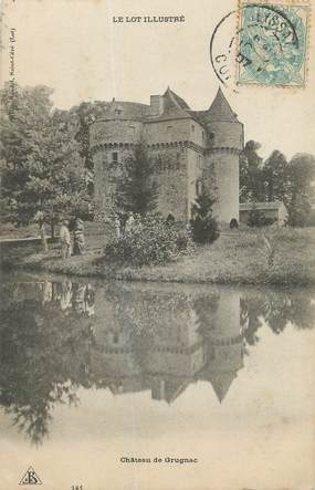 CPA FRANCE 46 "Le Château de Grugnac".