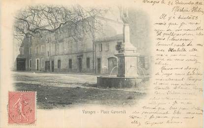 CPA FRANCE 83 " Varages, Place Gassendi".