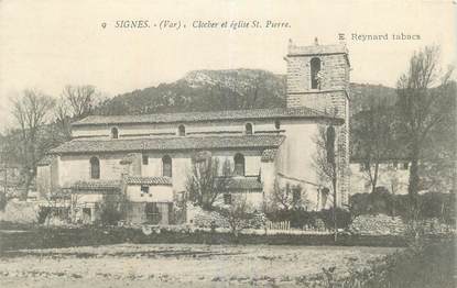 CPA FRANCE 83 " Signes, Clocher et église St Pierre".