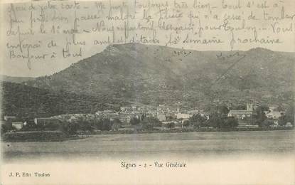 CPA FRANCE 83 " Signes, Vue générale".