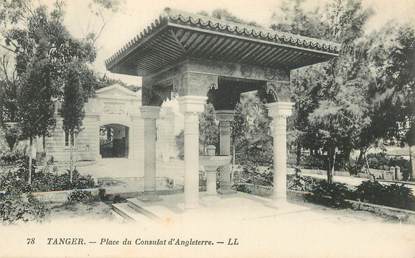 CPA MAROC "Tanger, la Place du Consulat d'Angleterre"