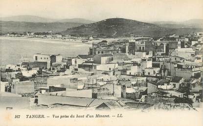 CPA MAROC "Tanger, vue prise du haut d'un Minaret"