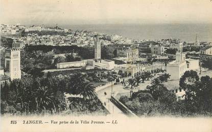 CPA MAROC "Tanger, vue prise de la Villa France"