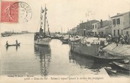 30 Gard CPA FRANCE 30 "Le Grau du Roi, bateau à vapeur faisant le service des voyageurs"