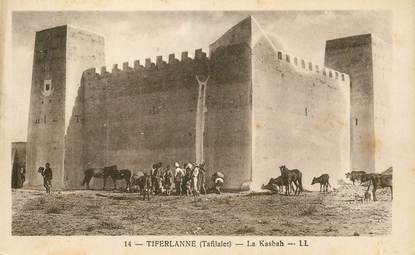 CPA MAROC "Tiferlanne, la Kasbah"