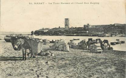 CPA MAROC "Rabat, la Tour Hassan"