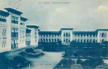 CPA MAROC "Rabat, Hopital Marie Feuillet"