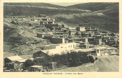 CPA MAROC "Moulay Yacoub, Hotel des Bains"