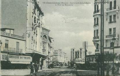 CPA MAROC "Casablanca, bld de la Liberté"