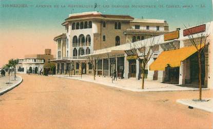 CPA MAROC "Meknès, avenue de la République"