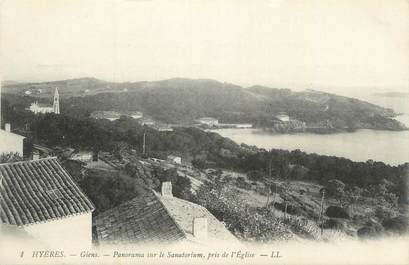 CPA FRANCE 83 " Giens, Panorama sur le sanatorium pris de l'église".