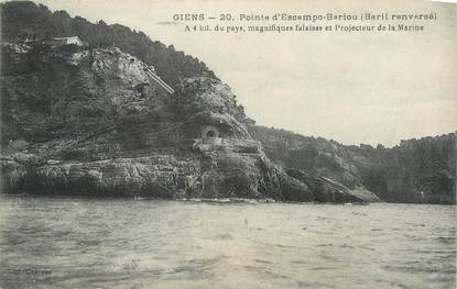 CPA FRANCE 83 " Giens, Pointe d'Escampo Bariou".