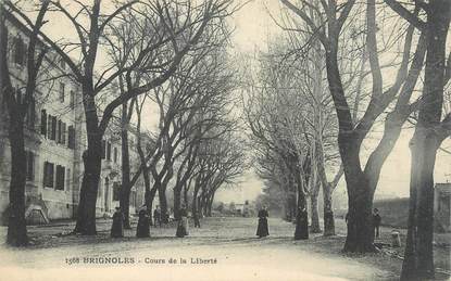 CPA FRANCE 83 " Brignoles, Cours de la Liberté".