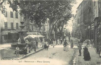 CPA FRANCE 83 " Brignoles, Place Caramy".