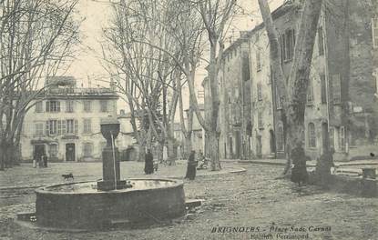 CPA FRANCE 83 " Brignoles, Place Sadi Carnot".