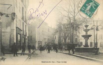 CPA FRANCE 83 " Brignoles, Place Caramy".