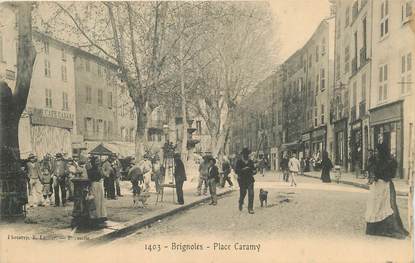 CPA FRANCE 83 " Brignoles, Place Caramy".