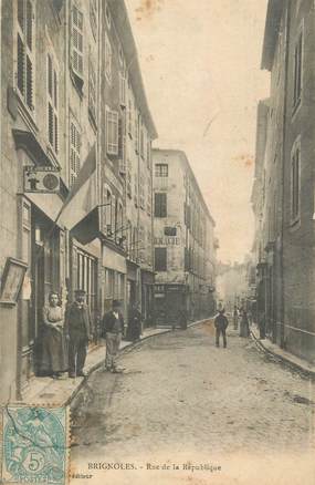 CPA FRANCE 83 " Brignoles, Rue de la République".