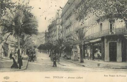 CPA FRANCE 83 " Toulon, Avenue Colbert".