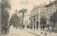 83 Var CPA FRANCE 83 " Hyères, Avenue des Palmiers et Place de la Poste".