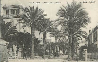 CPA FRANCE 83 " Hyères, Avenue de Beauregard".