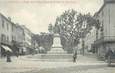 CPA FRANCE 83 " Hyères, Place de la République et statue de Massillon".