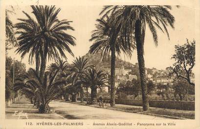 CPA FRANCE 83 " Hyères Les Palmiers, Avenue Godillot".