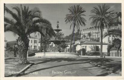 CPSM FRANCE 83 " Hyères, Fontaine Godillot".