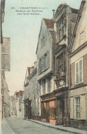 CPA FRANCE 28 "Chartres, maison du Docteur rue Noël Ballay"