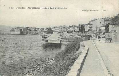 CPA FRANCE 83 "Toulon Mourillon, Rade des vignettes".