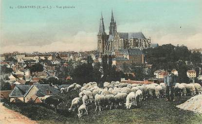 CPA FRANCE 28 "Chartres, vue générale "