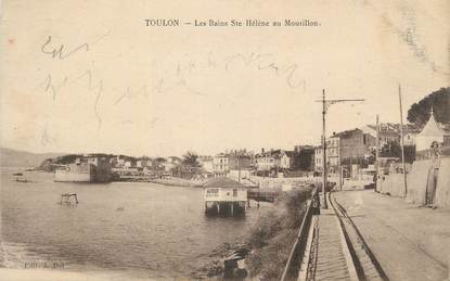 CPA FRANCE 83 "Toulon, Les bains Ste Hélène au Mourillon".