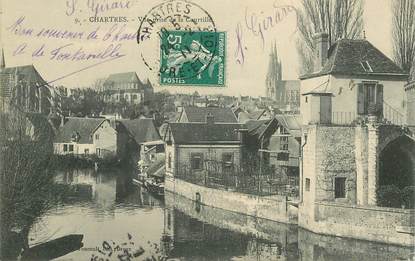 CPA FRANCE 28 "Chartres, vue prise de la Courtille"
