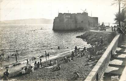 CPSM FRANCE 83 "Toulon Mourillon, La plage et le Fort St Louis".