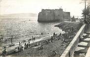 83 Var CPSM FRANCE 83 "Toulon Mourillon, La plage et le Fort St Louis".