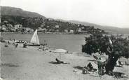 83 Var CPSM FRANCE 83 " Le Lavandou, La plage et la ville".