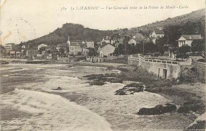 CPA FRANCE 83 " Le Lavandou, Vue générale de la Pointe de Monte Carlo".