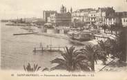 83 Var CPA FRANCE 83 " St Raphaël, Panorama du Boulevard Félix Martin".