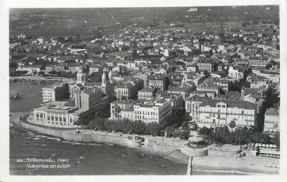 CPSM FRANCE 83 " St Raphaël, Vue prise en avion".