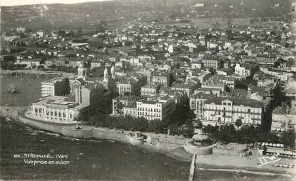 CPSM FRANCE 83 " St Raphaël, Vue prise d'avion".