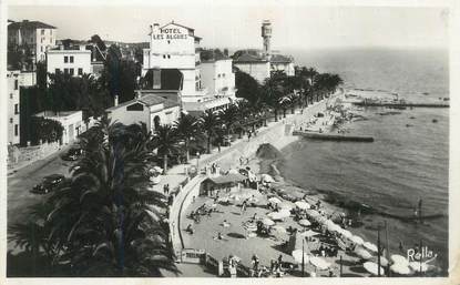 CPSM FRANCE 83 " St Raphaël, Le Boulevard Félix Martin et l'Hôtel Les Algues".